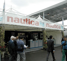 Allestimento stand Nautica Editrice (Fiera navale di Genova)