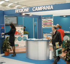 Allestimento stand Regione Campania Allestimento stand Regione Campania
