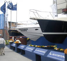 Allestimento stand Seafortune (Fiera navale di Genova)